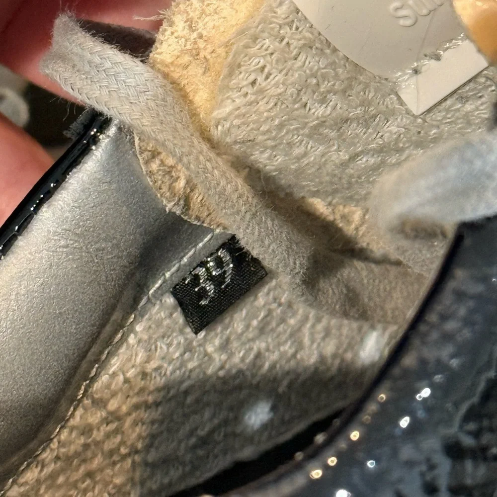 Women’s P448 black patent/tan croc sneakers- Size 39 - Picture 10 of 10